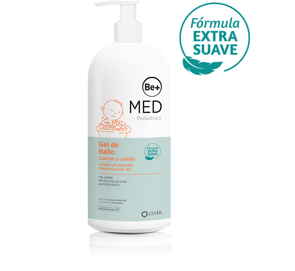 Be+ MED Pediatrics Soap-Free Bath Gel for Body and Hair 500ml for Babies