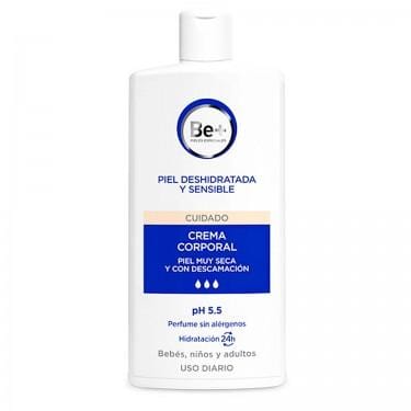 Be+ Piel Deshidratada y Sensible Crema Corporal Cuidado Piel Muy Seca Con Descamación, 400ml