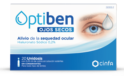 OPTIBEN OJOS SECOS 20 unidosis con 0.25ml