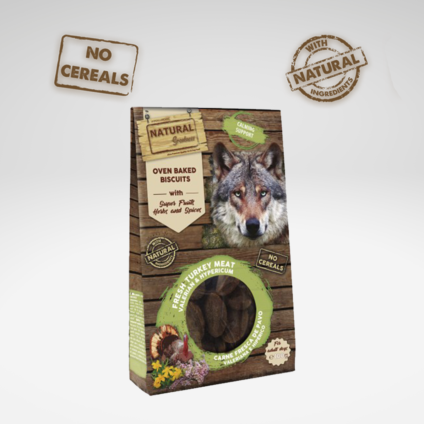 Galletas Horneadas para PERROS – Calmantes (100g)