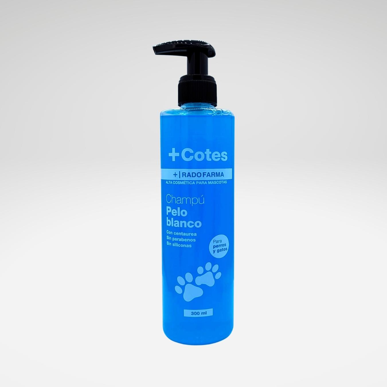 Champú +COTES Pelo blanco 300 ml