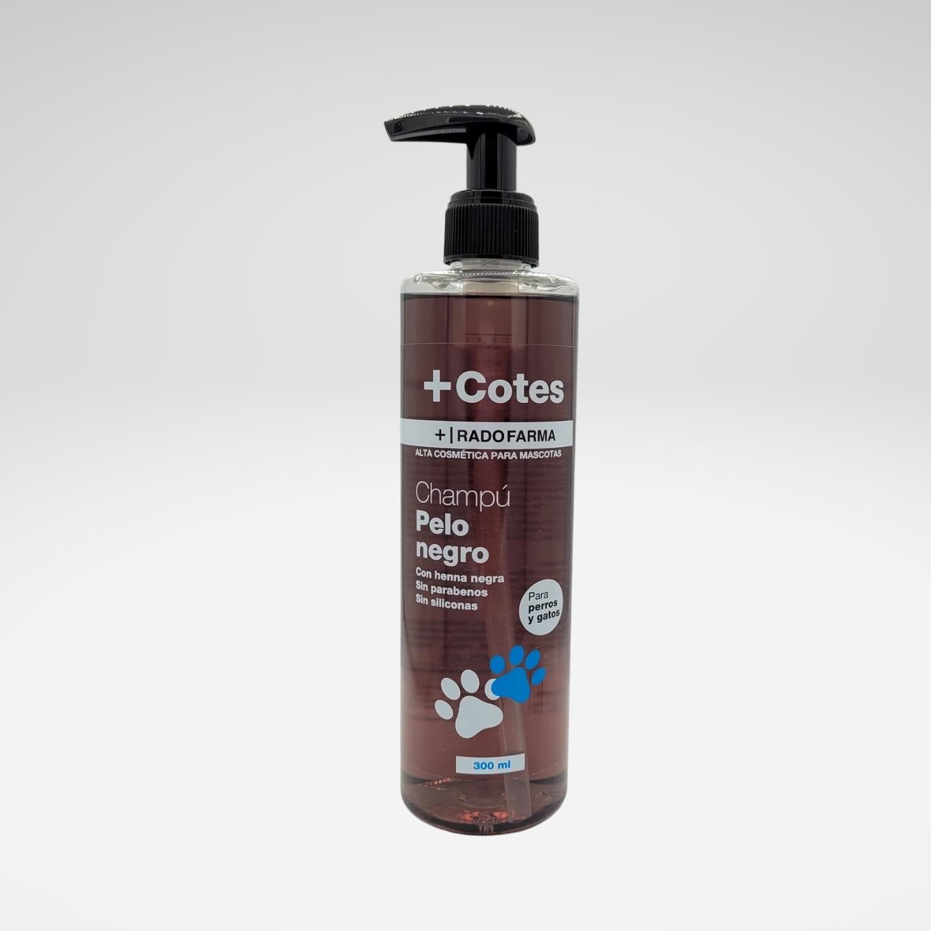 Champú +COTES Pelo negro/oscuro 300 ml
