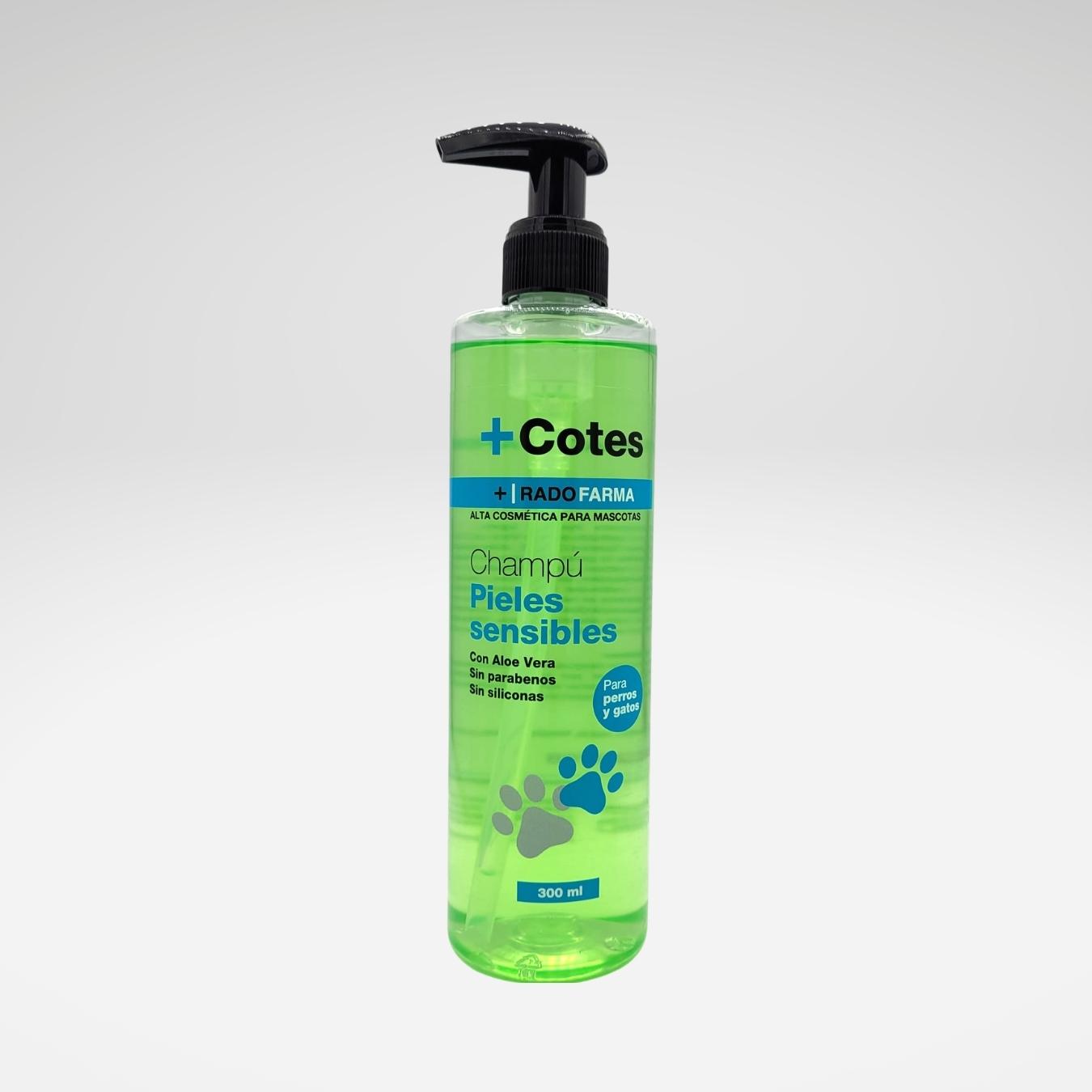 Champú +COTES Pieles sensibles 300 ml
