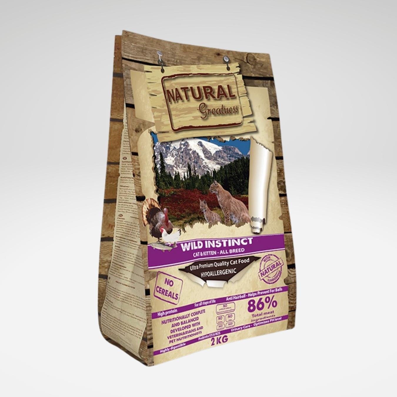 NG Wild Instinct Natural Greatness Puppy and Adult Cat