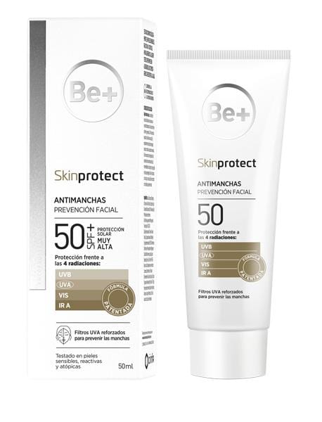 Be+ Sunscreen Anti-Stain Prevention 50 spf 50ml