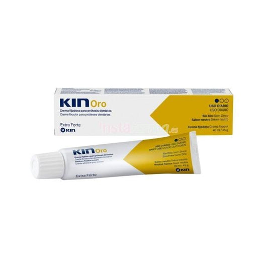 Kin Oro Crema Fijadora Prótesis Dental 40g