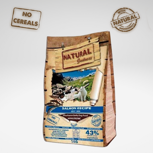 Perro adulto mini NG Receta Salmón Natural Greatness 2kg