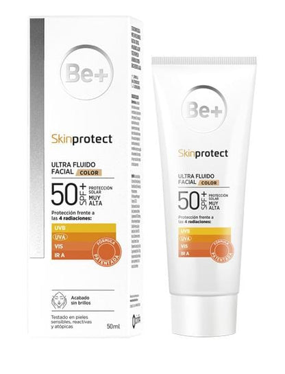 Fotoprotector Be+ Ultrafluido Facial Color 50 SPF+ 50ml