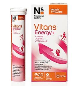 NS Vitans Energy +  20 Comprimidos Efervescentes