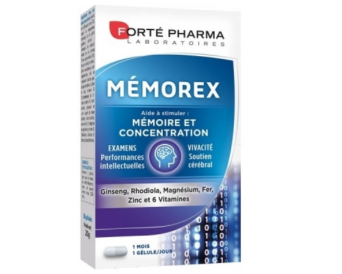 Forte Memorex 30 Cápsulas Tratamiento para 1 Mes